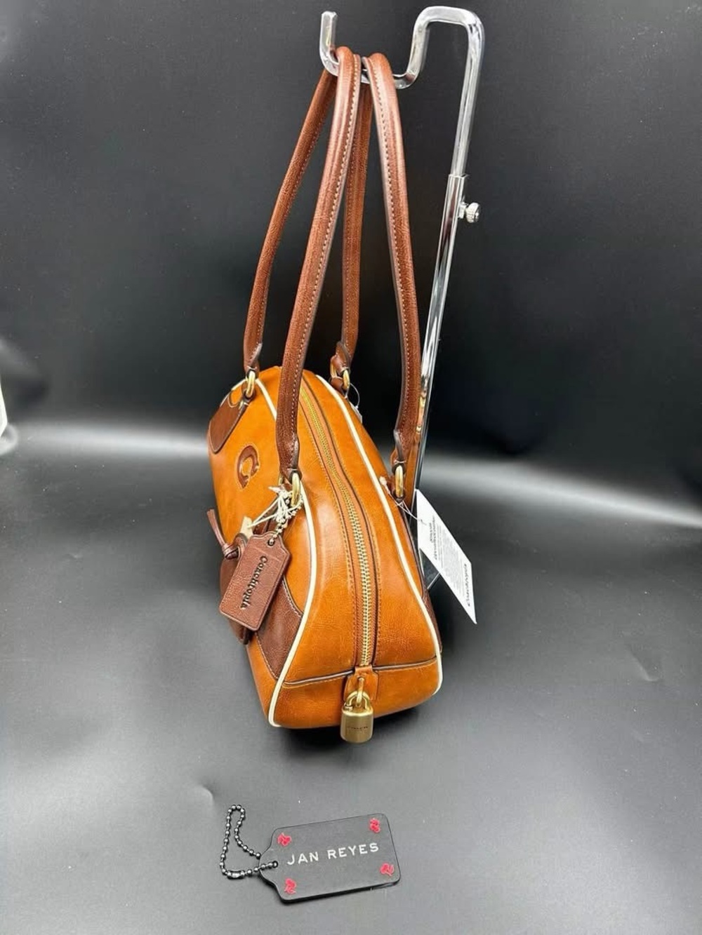 Coach Bowling Shoulder Bag
Color Tan/Saddle - Picture 3 of 6